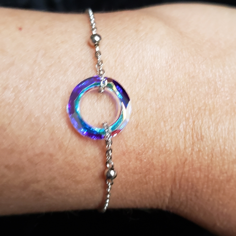 Crystal Circle Bracelet Eternity Love and Beauty